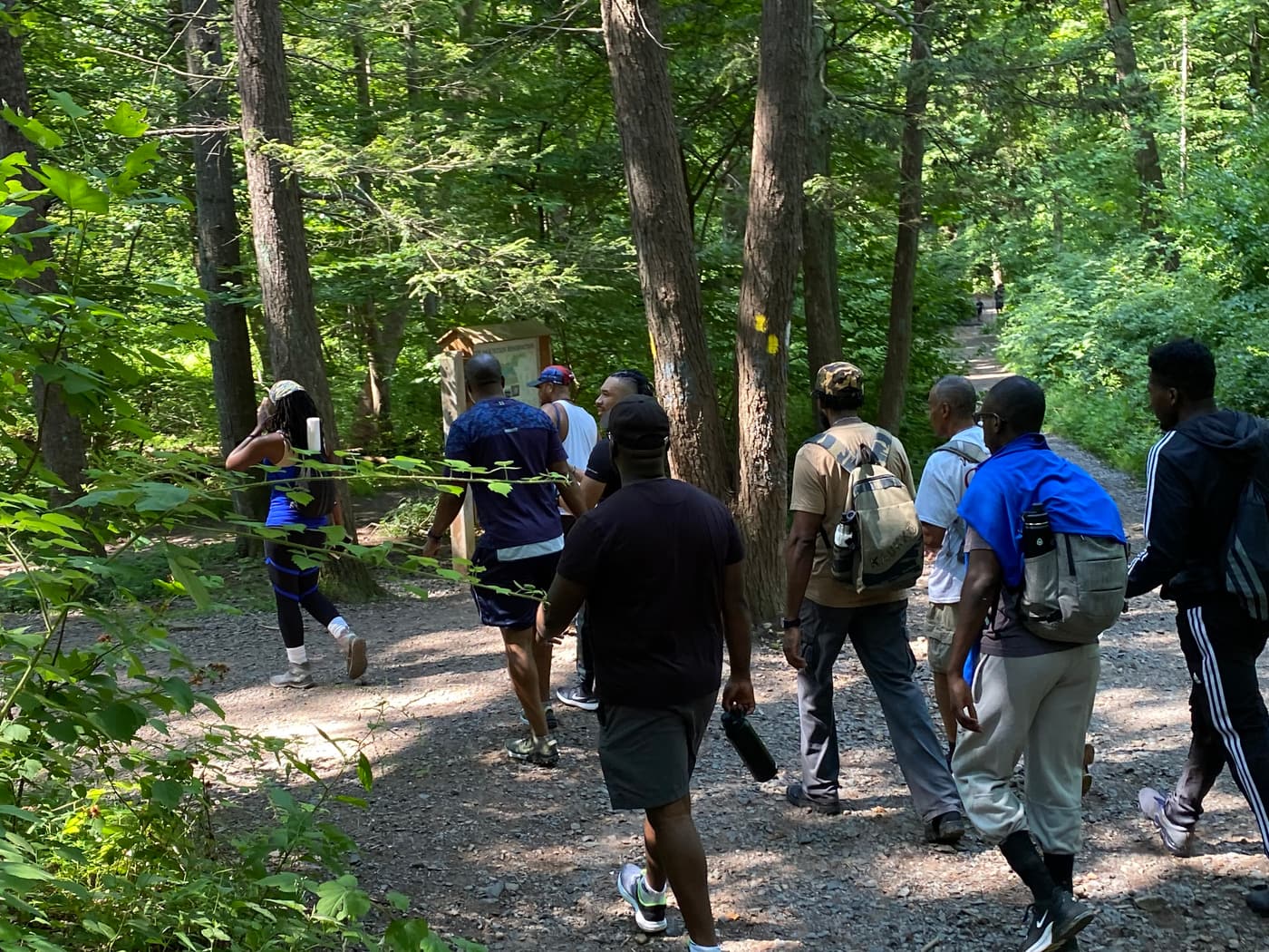A Gentlemen's Factory hike: health and wellness in practice.