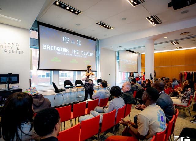 The audience at Bridging the Divide.
